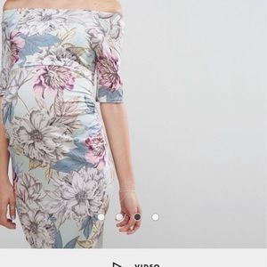 maternity dress. Asos size 10. Beautiful blue floral. Used 2-3 times
